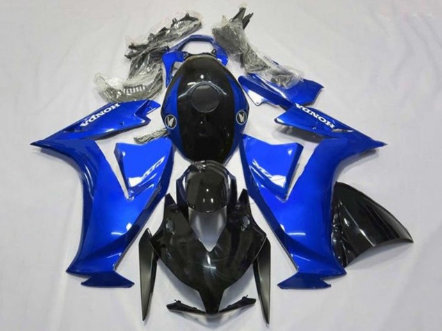 2012-2016 Honda CBR1000RR Bike Fairings - Blue Glossy Black