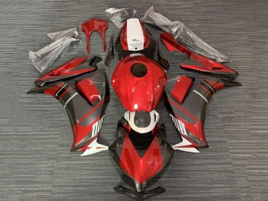 Custom 2012-2016 Honda CBR1000RR Motorcycle Fairings - Red Grey White