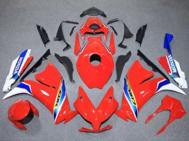 Custom 2012-2016 Honda CBR1000RR Motorcycle Fairings - White Red Blue Gold