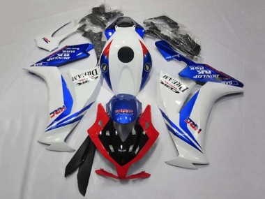 Custom 2012-2016 Honda CBR1000RR Motorcycle Fairings - White Blue Red Glossy Black HRC