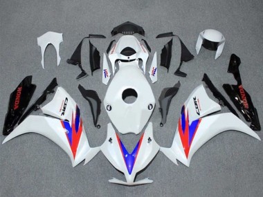 Custom 2012-2016 Honda CBR1000RR Motorcycle Fairings - White Red Blue Glossy Black HRC