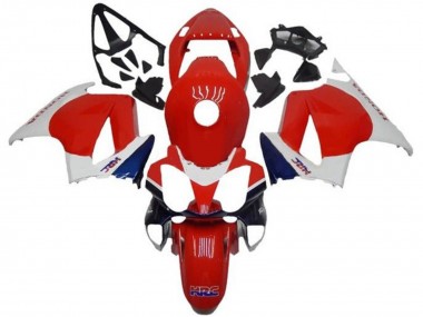 Custom 2002-2013 Honda VFR 800 Motorcycle Fairings - White Red Blue HRC