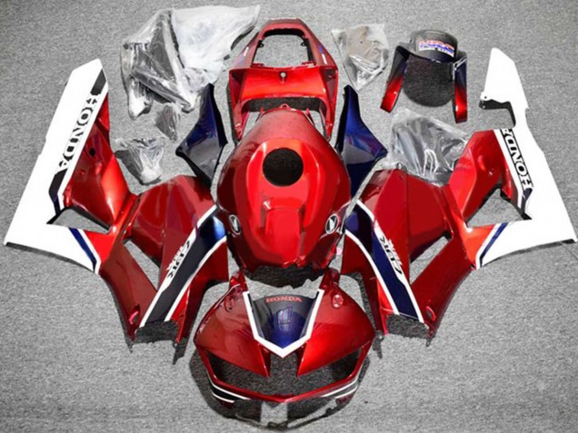 2013-2023 Honda CBR600RR Motorcycle Fairings - White Red Blue