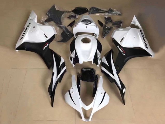 2013-2023 Honda CBR600RR Motorcycle Fairing - White Glossy Black
