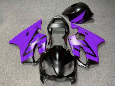 Custom 2001-2003 Honda CBR600 F4i Motorcycle Fairings - Purple Matte Black