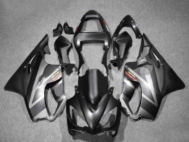 Custom 2001-2003 Honda CBR600 F4i Motorcycle Fairings - Matte Black Grey