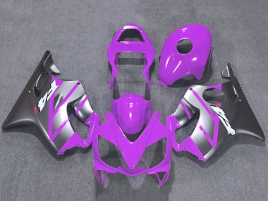 Custom 2001-2003 Honda CBR600 F4i Motorcycle Fairings - Silver Light Purple