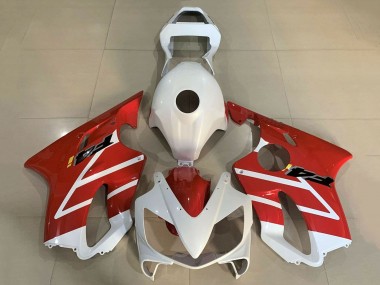 Custom 2001-2003 Honda CBR600 F4i Motorcycle Fairings - White Red