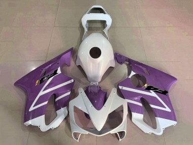 Custom 2001-2003 Honda CBR600 F4i Motorcycle Fairings - White Purple