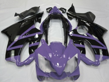 Custom 2004-2007 Honda CBR600 F4i Motorcycle Fairings - Light Purple Glossy Black