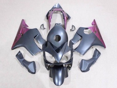 Custom 2004-2007 Honda CBR600 F4i Motorcycle Fairings - Matte Grey Light Purple