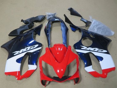 Custom 2004-2007 Honda CBR600 F4i Motorcycle Fairings - Red White Blue