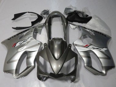 Custom 2004-2007 Honda CBR600 F4i Motorcycle Fairings - Silver Grey