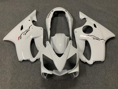 Custom 2004-2007 Honda CBR600 F4i Motorcycle Fairings - White