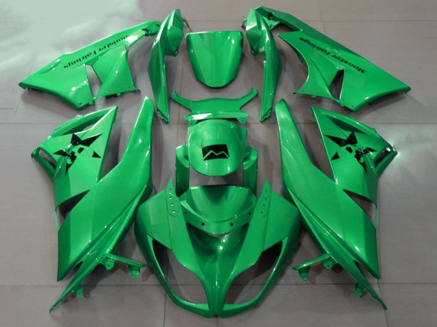 2007-2008 Kawasaki ZX6R Motorcycle Fairings - Metallic Green