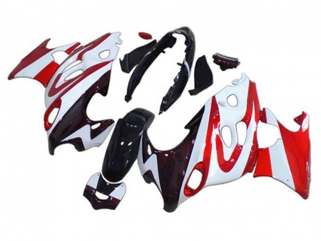 2004-2006 Suzuki GSX600F/GSX750F Motorcycle Fairings - Glossy Black White Red