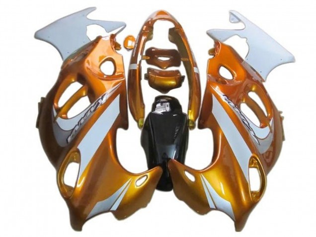 2004-2006 Suzuki GSX600F/GSX750F Motorcycle Fairings - Orange White