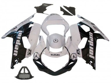 Custom 2000-2002 Suzuki GSXR1000 Motorcycle Fairings - White Black Jordan