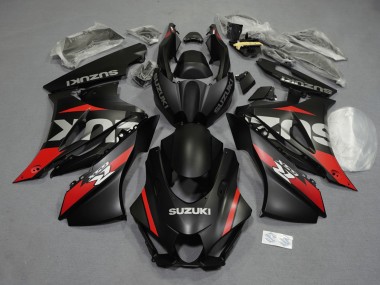 Custom 2017-2024 Suzuki GSXR1000 Motorcycle Fairings - Matte Black Red Grey White