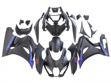 Custom 2017-2024 Suzuki GSXR1000 Motorcycle Fairings - Matte Black Blue