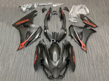 Custom 2017-2024 Suzuki GSXR1000 Motorcycle Fairings - Matte Black Red