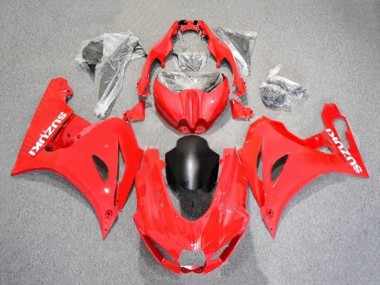 Custom 2017-2024 Suzuki GSXR1000 Motorcycle Fairings - Red White Matte Black