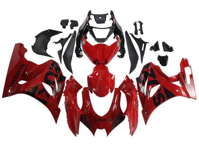 2017-2025 Red Black Silver Suzuki GSXR1000 Motorcycle Fairings