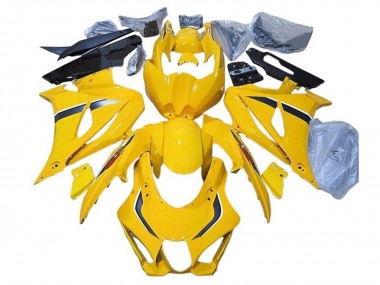 Custom 2017-2024 Suzuki GSXR1000 Motorcycle Fairings - Yellow