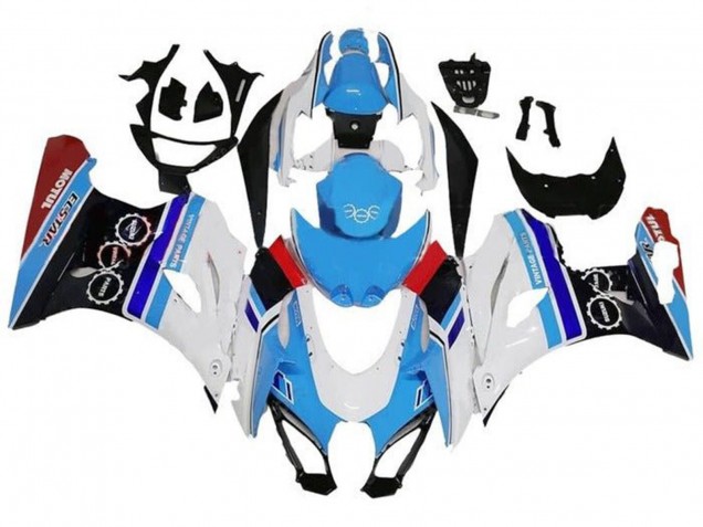 2017-2025 White Blue Stripe Red Suzuki GSXR1000 Motorcycle Fairings