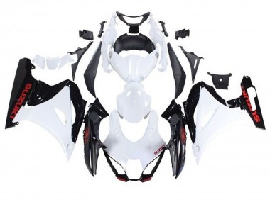 Custom 2017-2024 Suzuki GSXR1000 Motorcycle Fairings - White Black Red