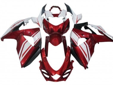 Custom 2009-2016 Suzuki GSXR 1000 Motorcycle Fairings - White Red
