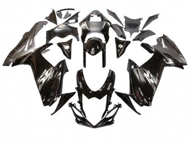 Custom 2011-2024 Suzuki GSXR 600 / GSXR 750 Motorcycle Fairings - Glossy Black Grey White