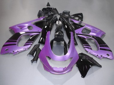 Custom 1996-2007 Yamaha YZF600R Thundercat Motorcycle Fairings - Purple Glossy Black