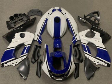 Custom 1996-2007 Yamaha YZF600R Thundercat Motorcycle Fairings - White Dark Blue