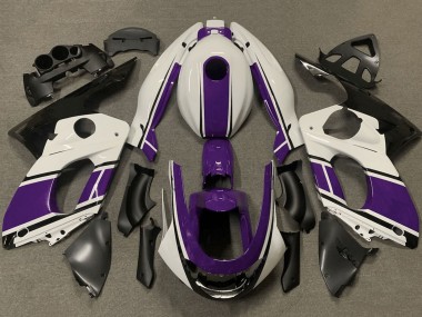 Custom 1996-2007 Yamaha YZF600R Thundercat Motorcycle Fairings - White Purple Black