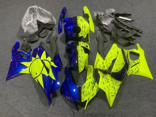 2022-2024 Yamaha YZF R3/R25 Motorcycle Fairings - Yellow Blue