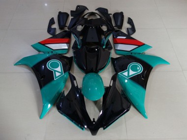 Custom 2009-2011 Yamaha YZF 1000 R1 Motorcycle Fairings - Light Blue Glossy Black White Red