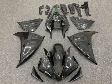 Custom 2009-2011 Yamaha YZF 1000 R1 Motorcycle Fairings - Faux Carbon Fiber