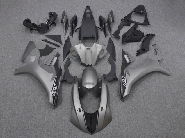 2015-2019 Yamaha YZF 1000 R1 Motorcycle Fairing - Matte Black Glossy Black