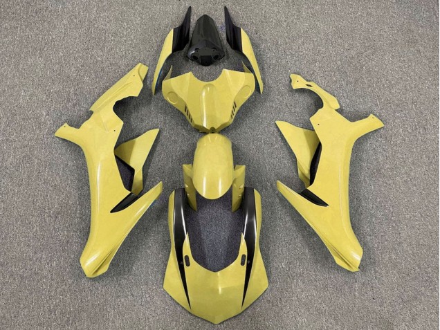 2015-2019 Yamaha YZF 1000 R1 Motorcycle Fairings - Yellow Glossy Black