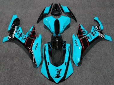 Custom 2015-2019 Yamaha YZF 1000 R1 Motorcycle Fairings - Blue Black Red