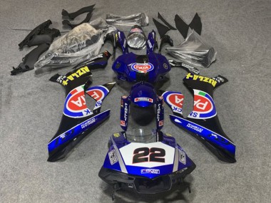 Custom 2020-2025 Yamaha YZF 1000 R1 Motorcycle Fairings - Blue White Black Red Pata