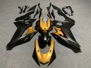 Custom 2020-2025 Yamaha YZF 1000 R1 Motorcycle Fairings - Gold Matte Black