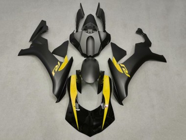 Custom 2020-2025 Yamaha YZF 1000 R1 Motorcycle Fairings - Glossy Black Matte Black Yellow
