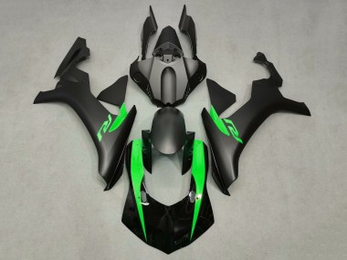 Custom 2020-2025 Yamaha YZF 1000 R1 Motorcycle Fairings - Glossy Black Matte Black Green