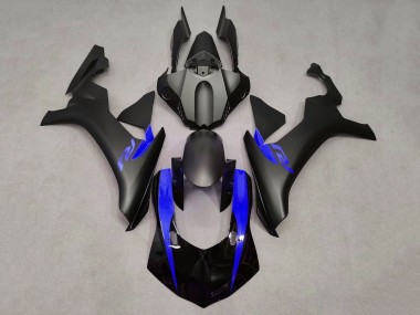 Custom 2020-2025 Yamaha YZF 1000 R1 Motorcycle Fairings - Matte Black Blue