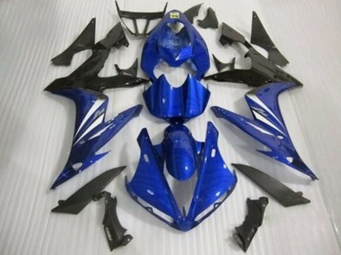Custom 2004-2006 Yamaha YZF 1000 R1 Motorcycle Fairing - Blue White Glossy Black