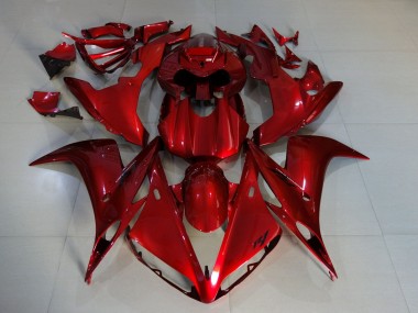 Custom 2004-2006 Yamaha YZF 1000 R1 Motorcycle Fairings - Candy Red