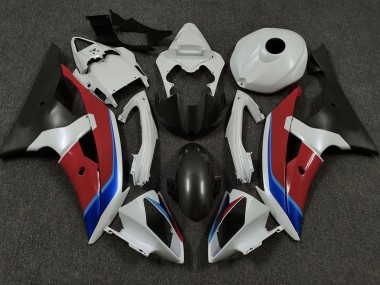 Custom 2008-2016 Yamaha YZF R6 Motorcycle Fairings - White Red Blue Matte Black