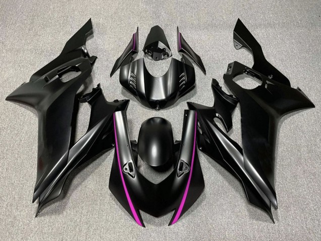 2017-2023 Yamaha YZF R6 Motorcycle Fairings - Matte Black Pink